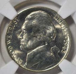 1943-D JEFFERSON NICKEL NGC MS66 5FS