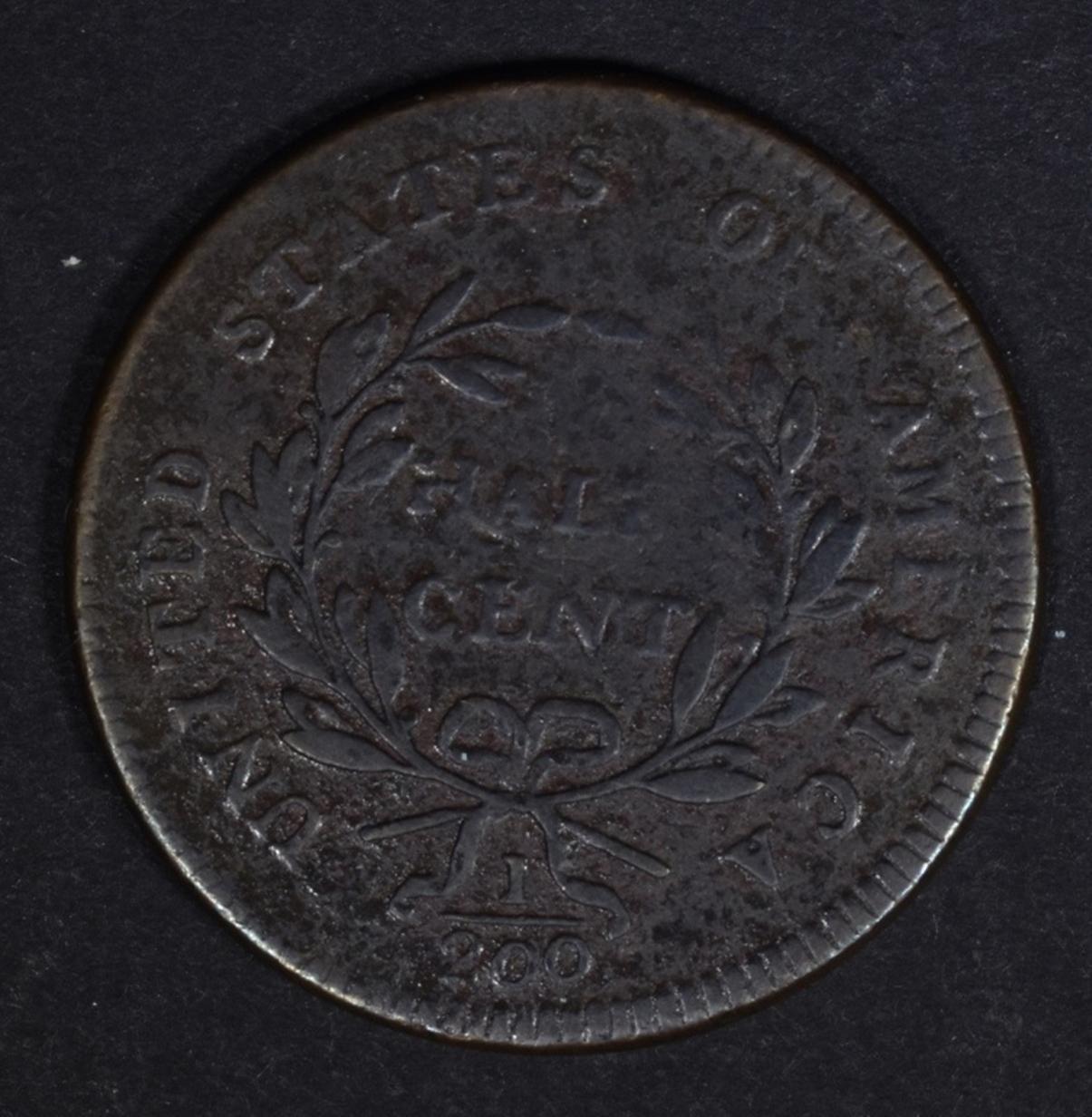 1797 HALF CENT VF