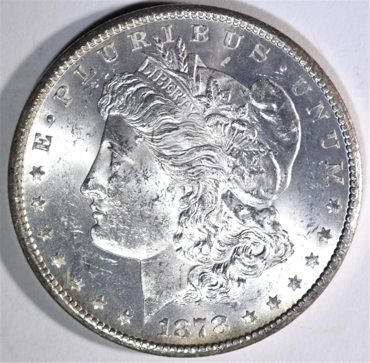 1878-CC MORGAN DOLLAR, CH BU+