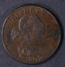 1802 DRAPED BUST LARGE CENT XF