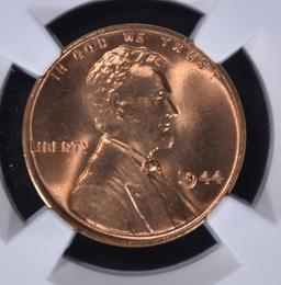 1944 LINCOLN CENT NGC MS67RD