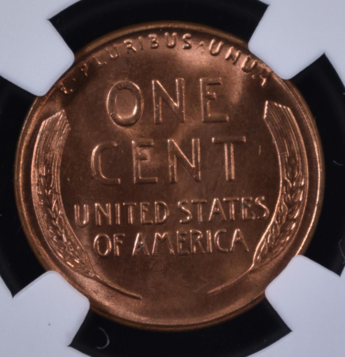 1952 LINCOLN CENT NGC MS66RD