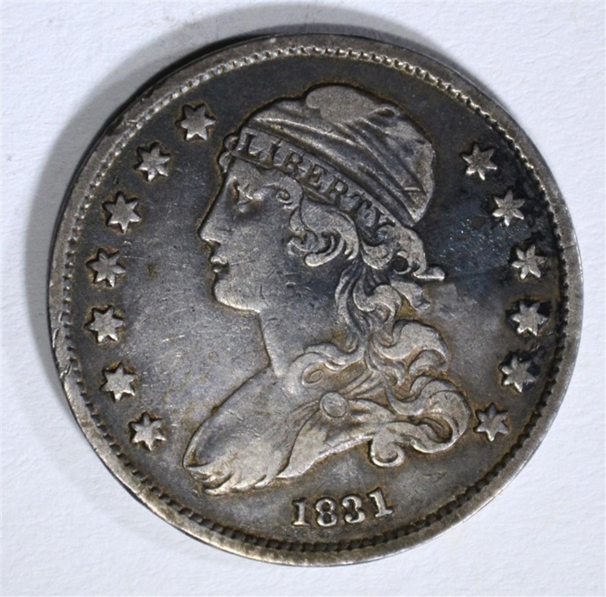 1831 BUST QUARTER, XF