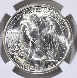 1946-S WALKING LIBERTY HALF NGC MS-65