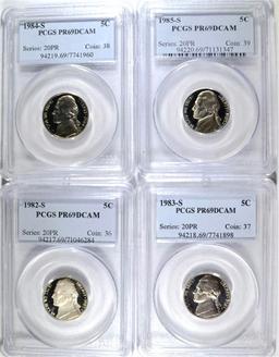 1982-S, 1983-S, 1984-S & 1985-S JEFFERSON 5C