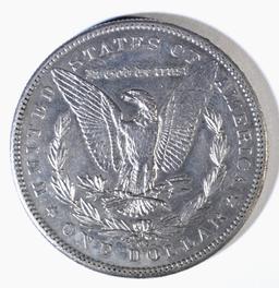 1889-CC MORGAN DOLLAR, AU/BU