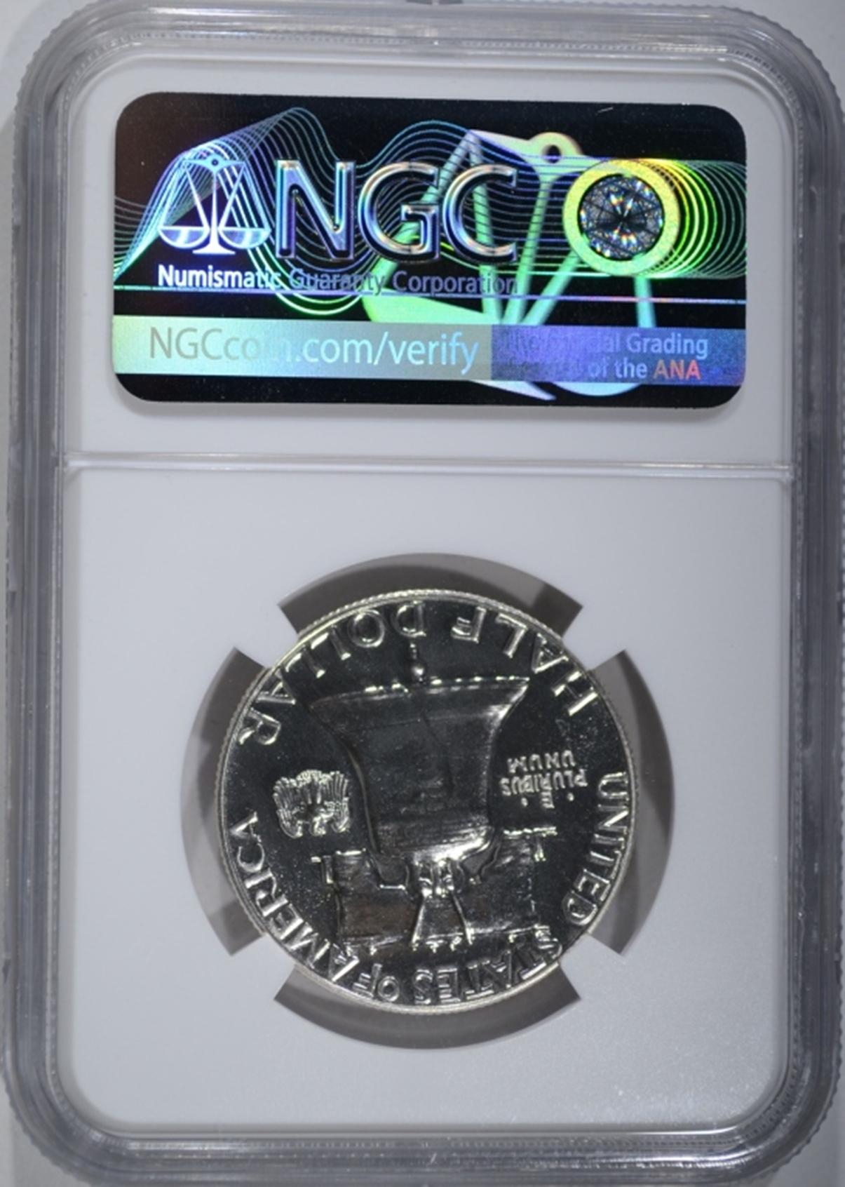 1961 FRANKLIN HALF DOLLAR, NGC PF-68