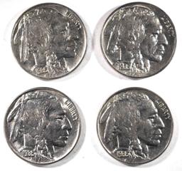 4-1935 CH BU BUFFALO NICKELS