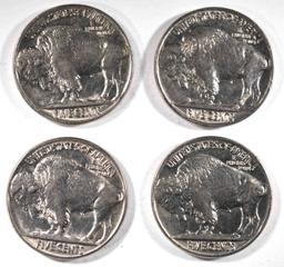 4-1935 CH BU BUFFALO NICKELS