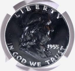 1955 FRANKLIN HALF DOLLAR NGC PF67