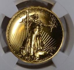 2009 ULTRA HIGH RELIEF $20.00 GOLD