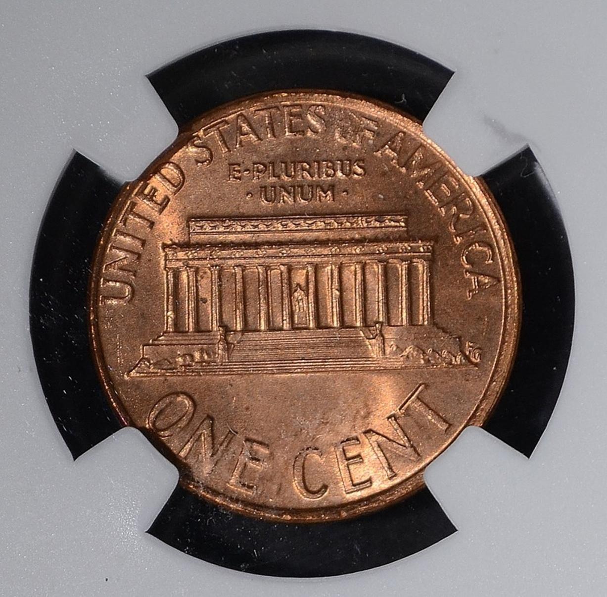 1974-S LINCOLN CENT, NGC MS-66 RED