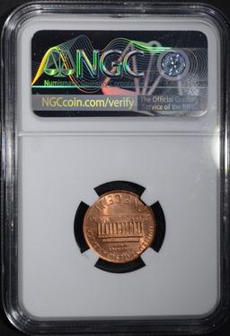 1974-S LINCOLN CENT, NGC MS-66 RED