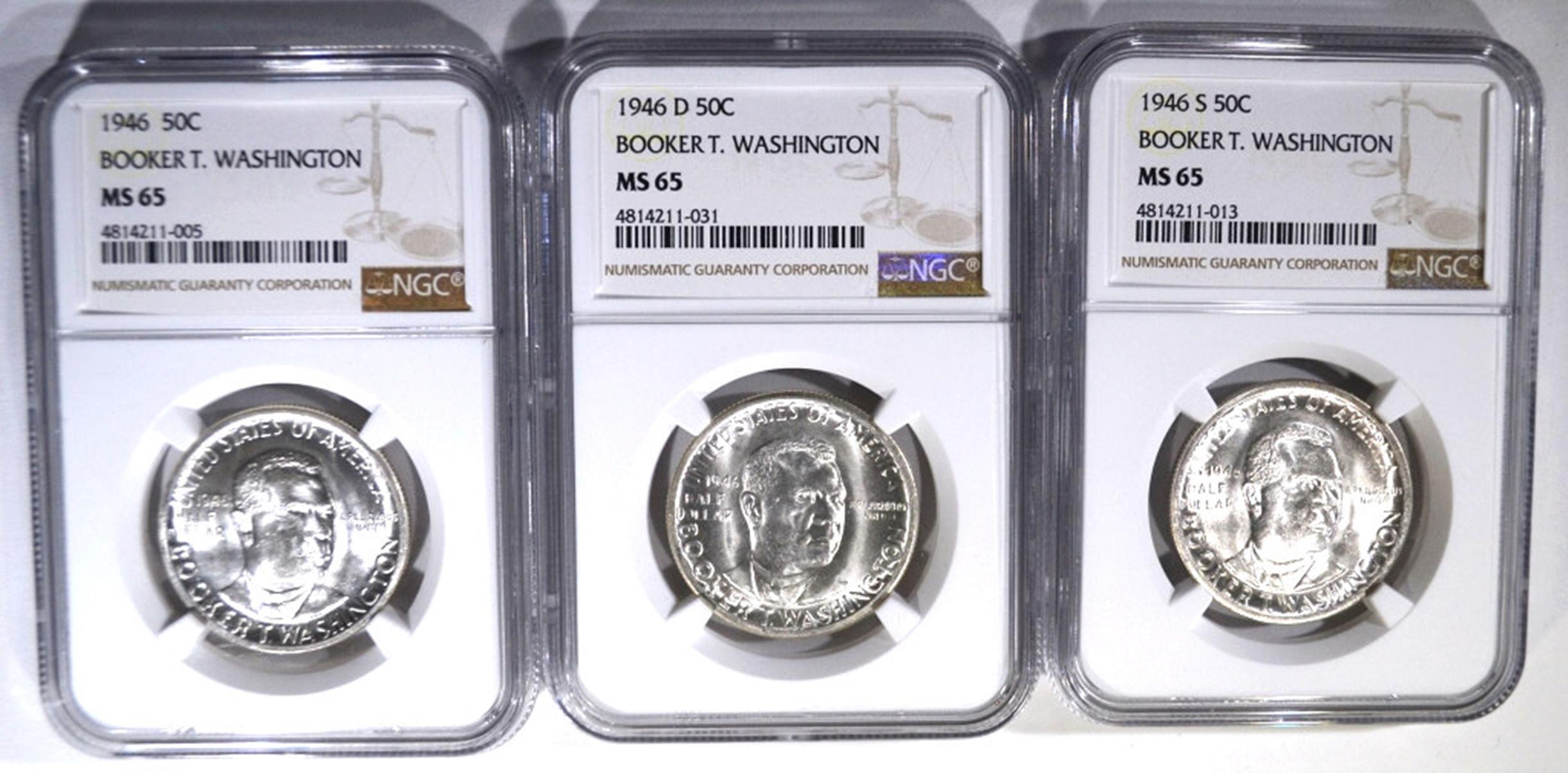 1946 P,D&S BOOKER T WASHINGTON NGC