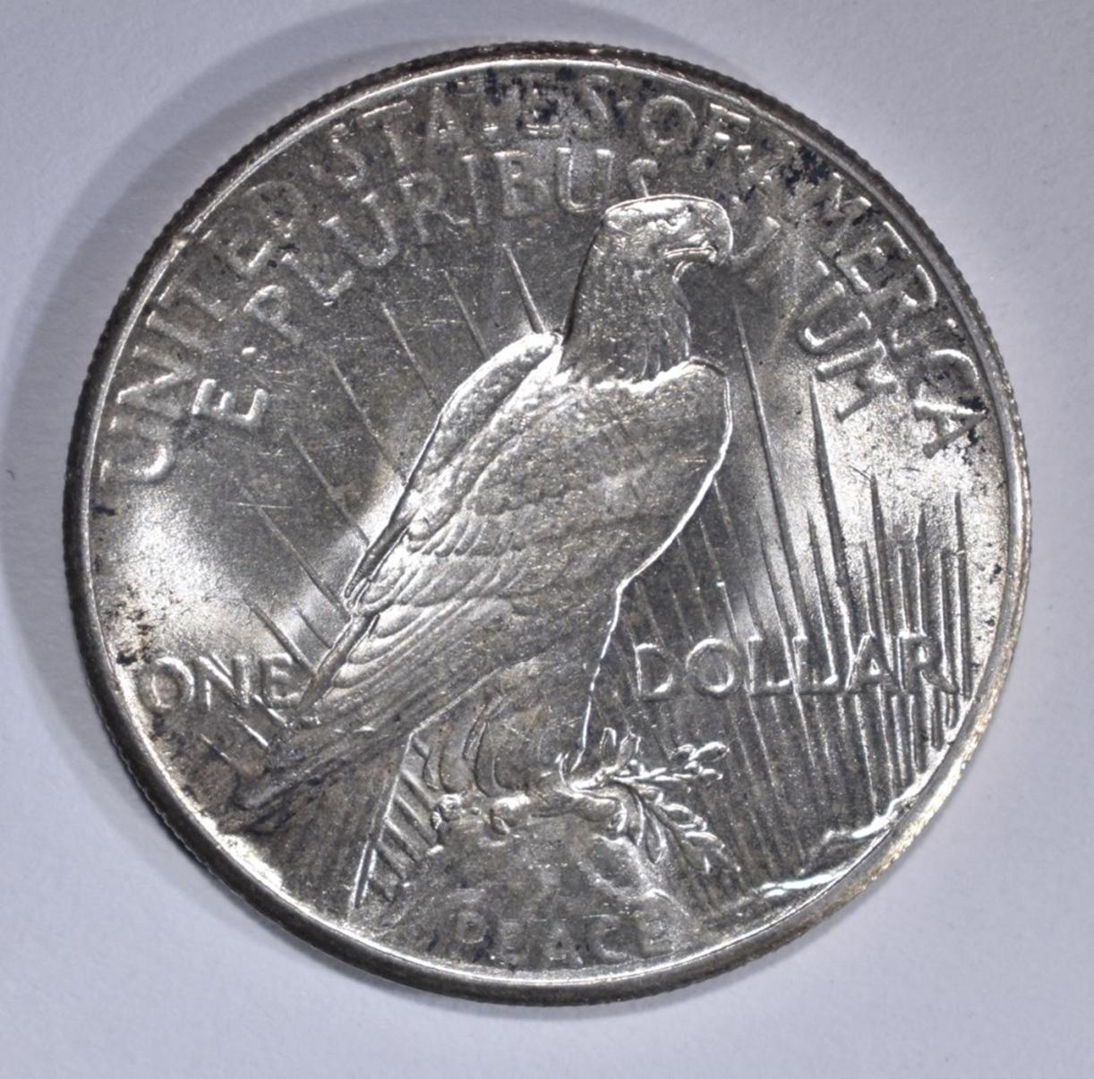 1927 PEACE DOLLAR, CH BU