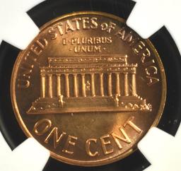 1967 SMS LINCOLN CENT NGC MS68 RD