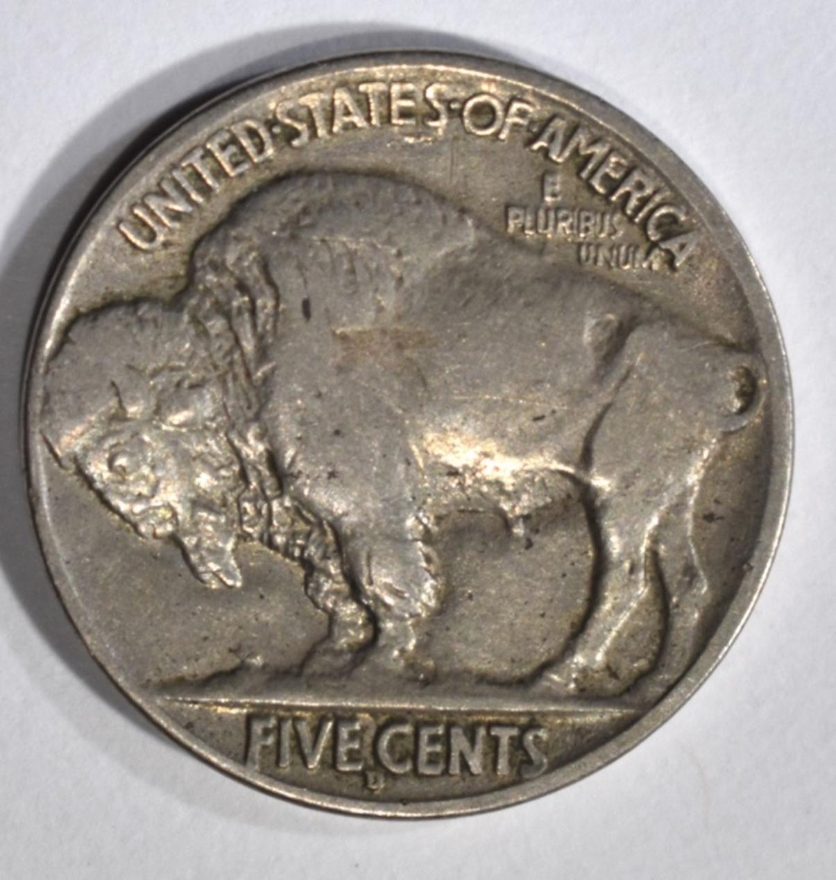 1917-D BUFFALO NICKEL, XF