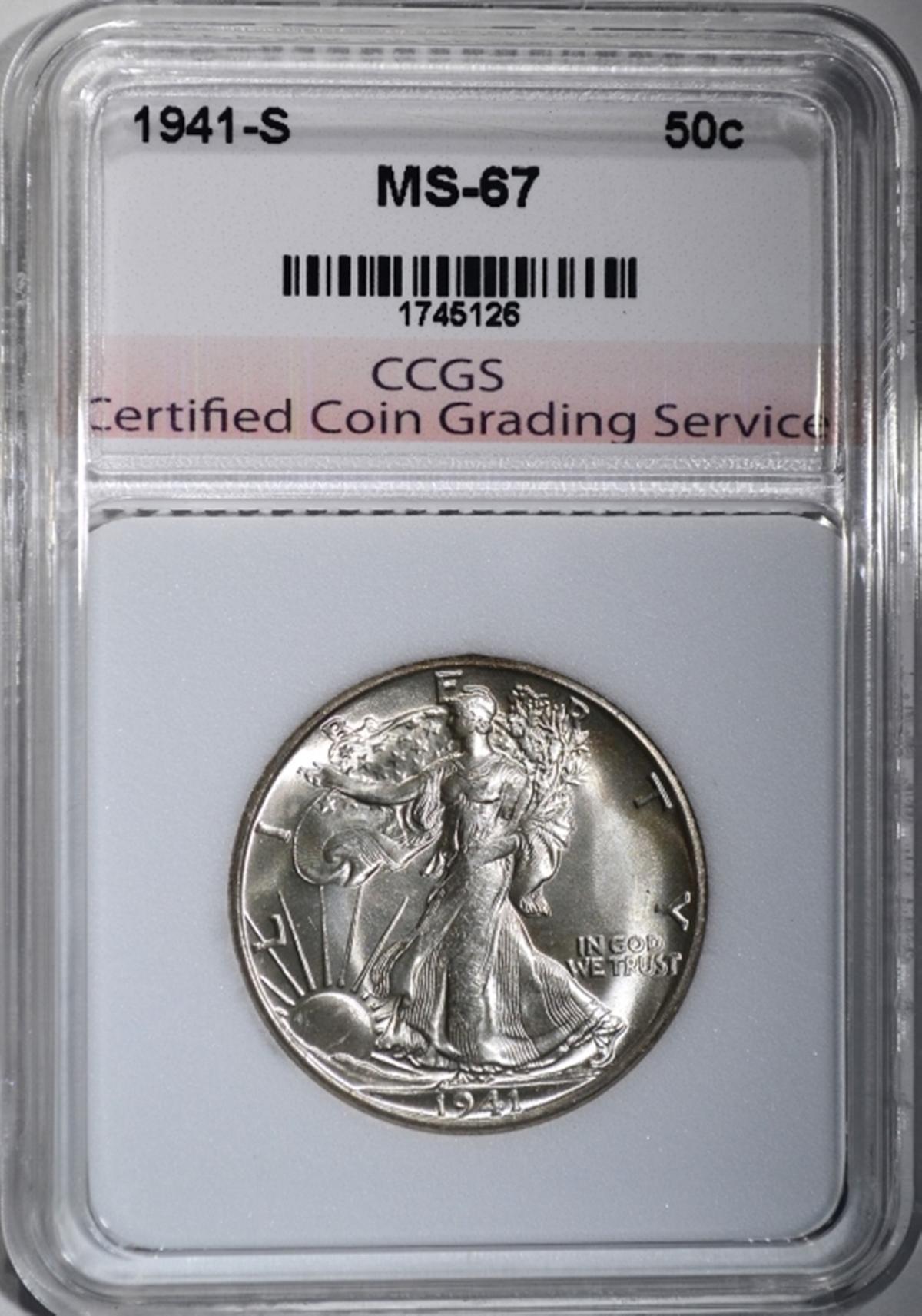 1941-S WALKING LIBERTY HALF DOLLAR