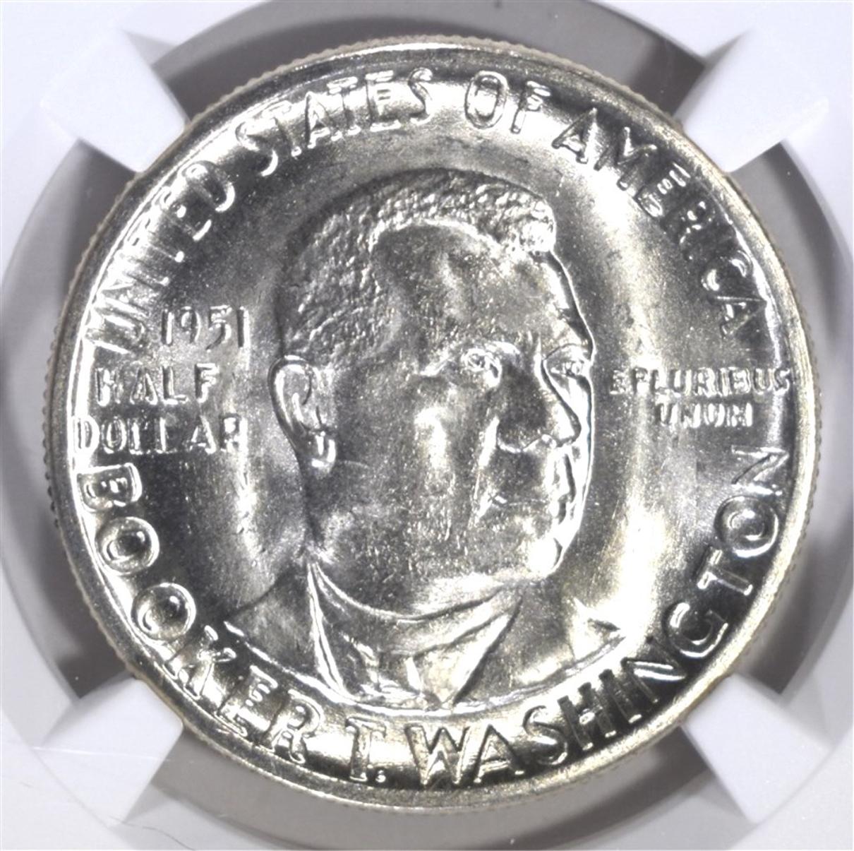 1951 BOOKER T WASHINGTON HALF DOLLAR