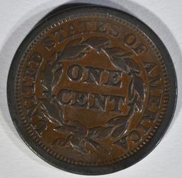 1849 LARGE CENT, VF/XF