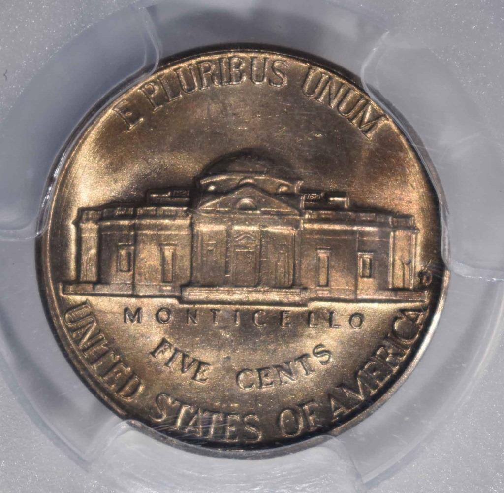 1949-D/S JEFFERSON NICKEL, PCGS MS-66 CAC!