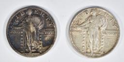 1919 XF & 23 XF STANDING LIBERTY QUARTERS