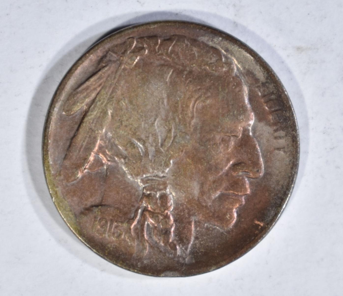 1913-S TYPE-1 BUFFALO NICKEL, CH BU