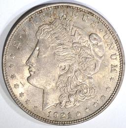 1921 MORGAN DOLLAR, CH BU