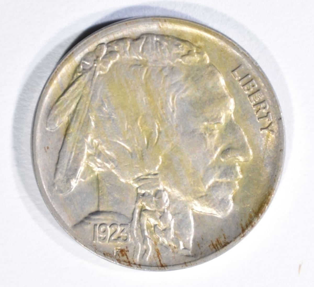 1923 BUFFALO NICKEL, CH BU+