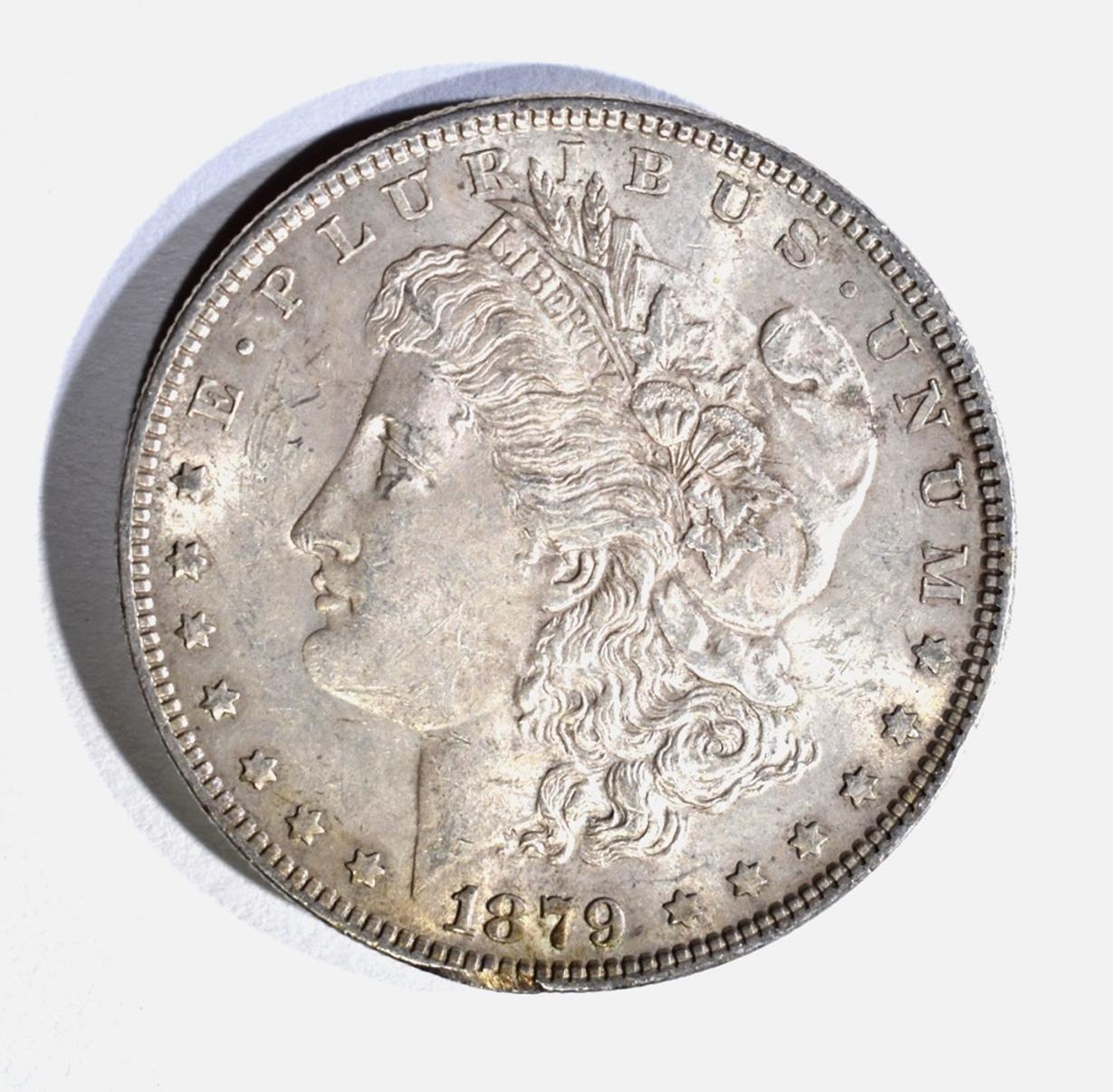 1879 MORGAN DOLLAR, CH BU