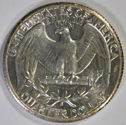 1935-S WASHINGTON QUARTER, CH BU