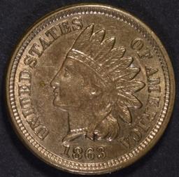 1863 INDIAN CENT, CH BU