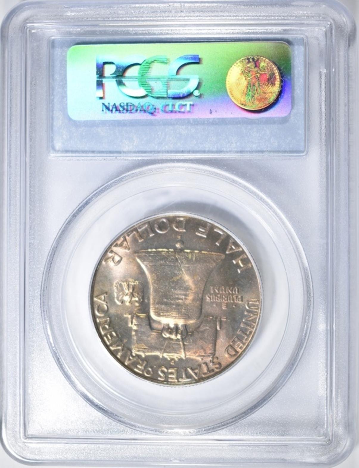 1959-D FRANKLIN HALF DOLLAR PCGS MS-64 FBL