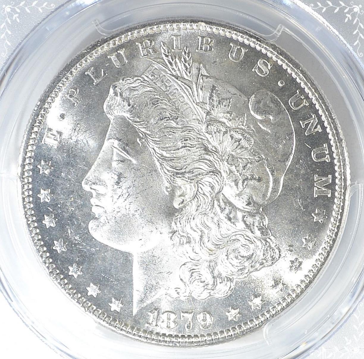 1879-S MORGAN DOLLAR, PCGS MS-64