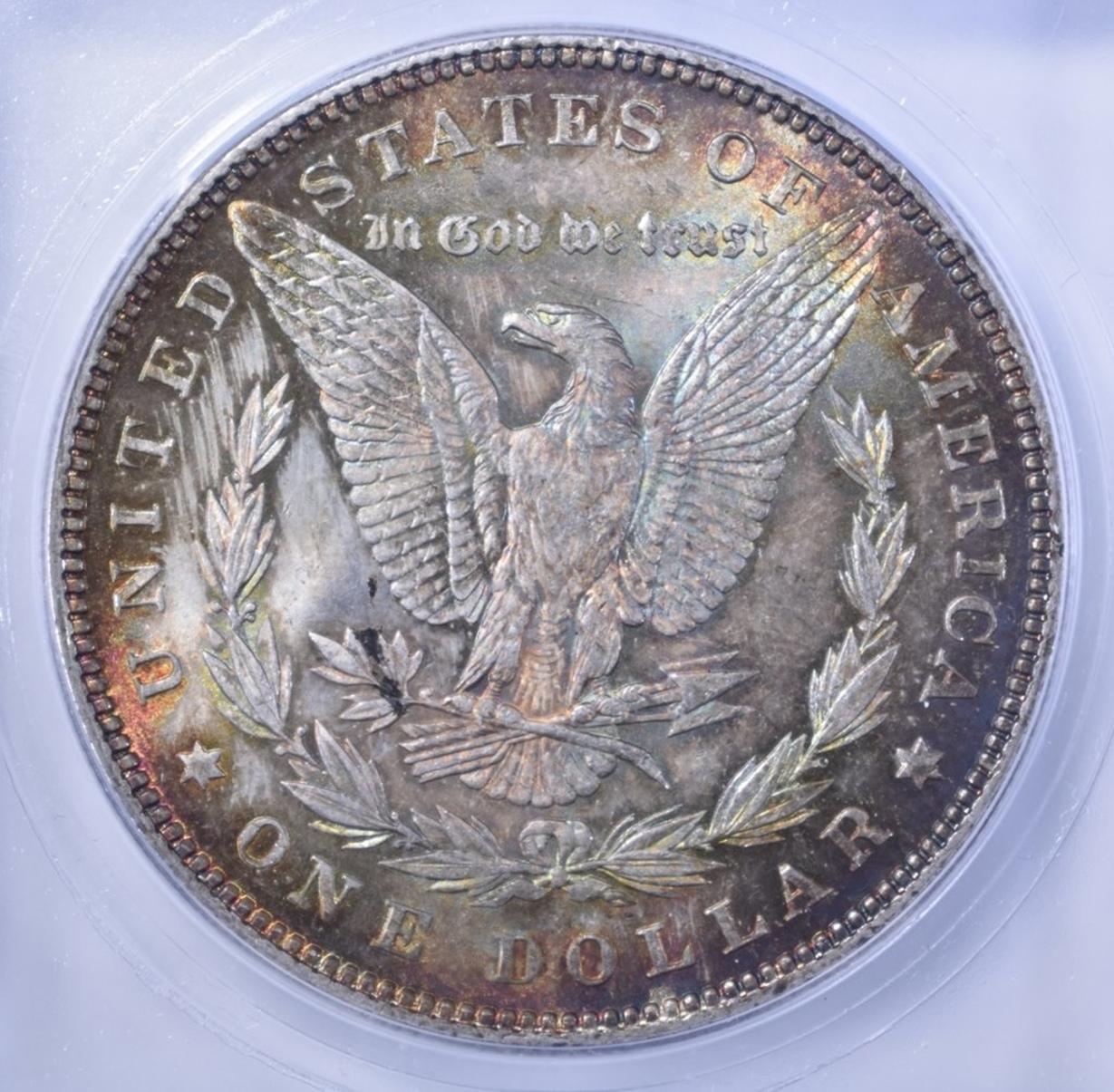 1881 MORGAN DOLLAR, ICG MS-66