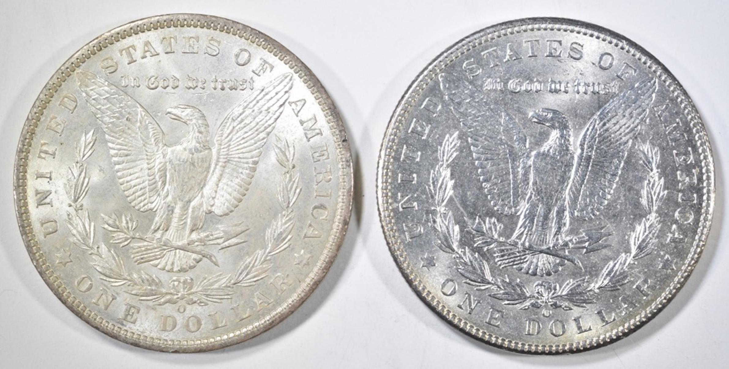 1901-O & 1902-O CH BU MORGAN DOLLARS