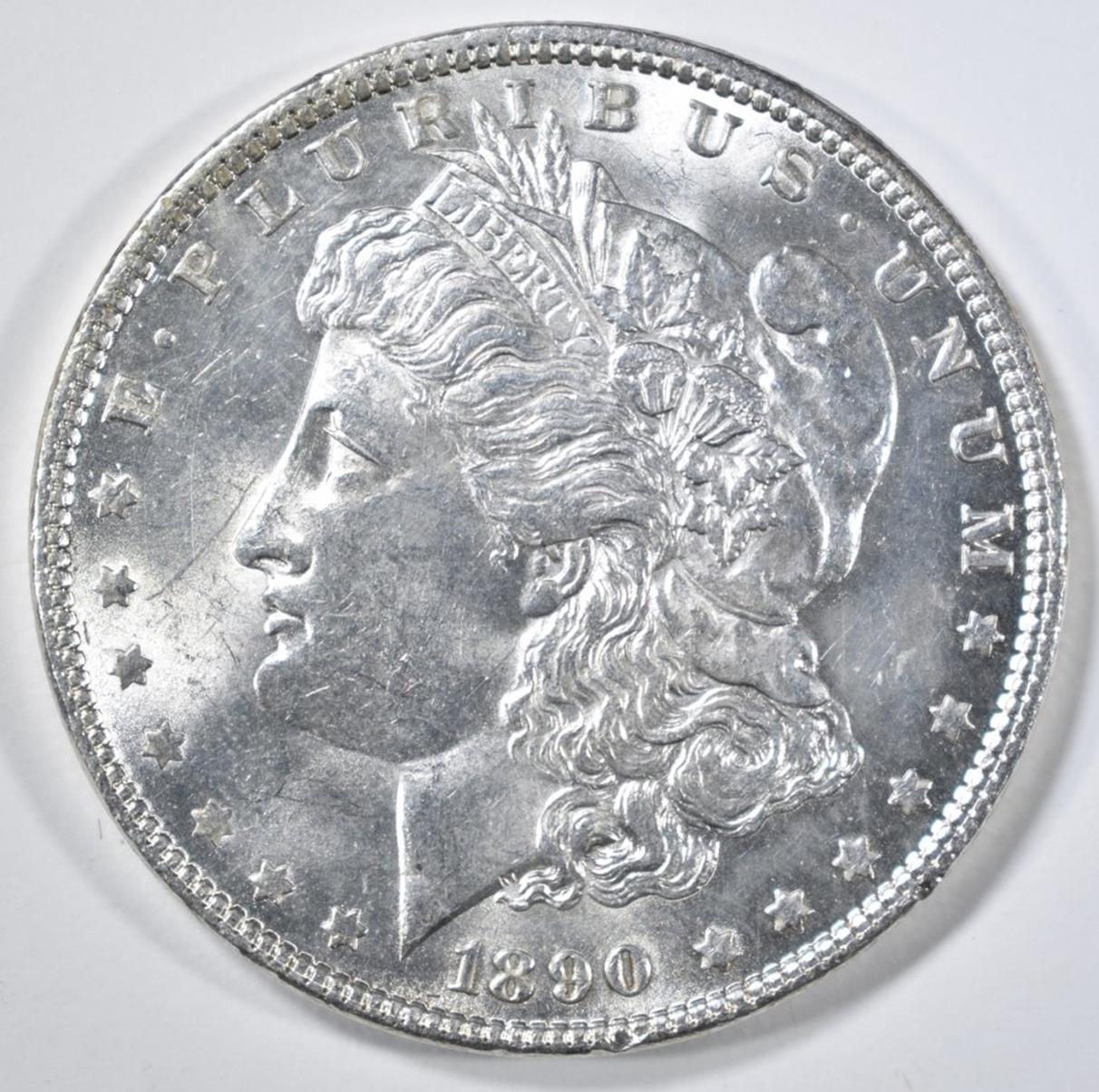 1890 MORGAN DOLLAR CH BU