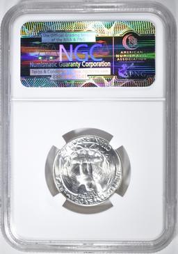 1953-S WASHINGTON QUARTER NGC MS-66*