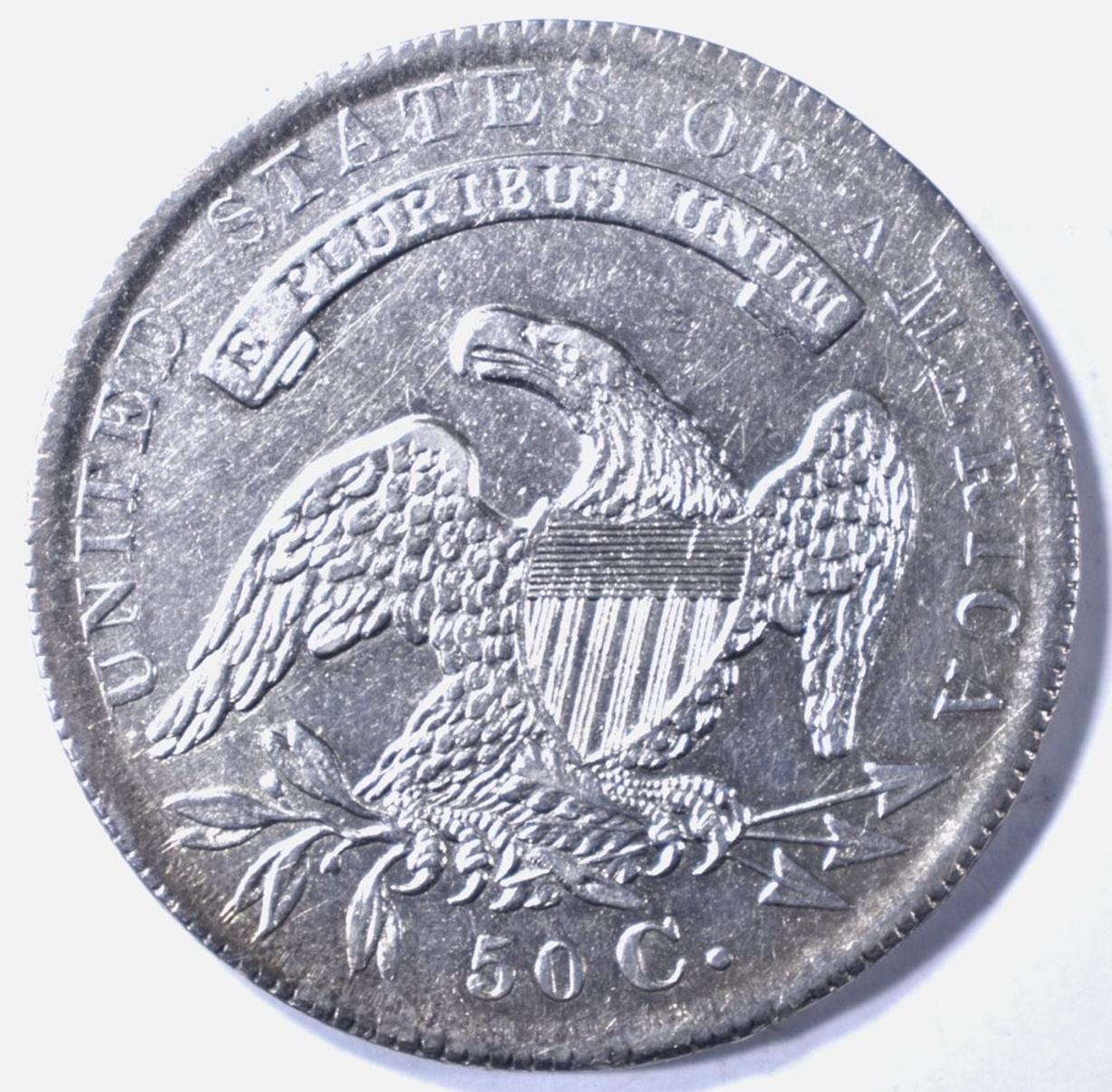 1834 BUST HALF DOLAR AU