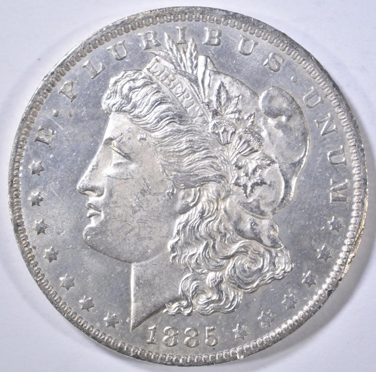 1885-O MORGAN DOLLAR CH BU PL