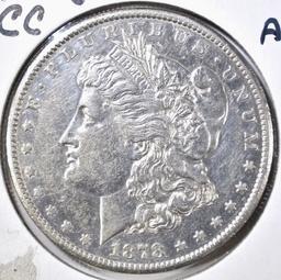 1878-CC MORGAN DOLLAR AU/BU