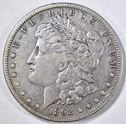 1892-S MORGAN DOLLAR XF