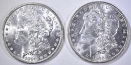 2-CH BU 1890 MORGAN DOLLARS