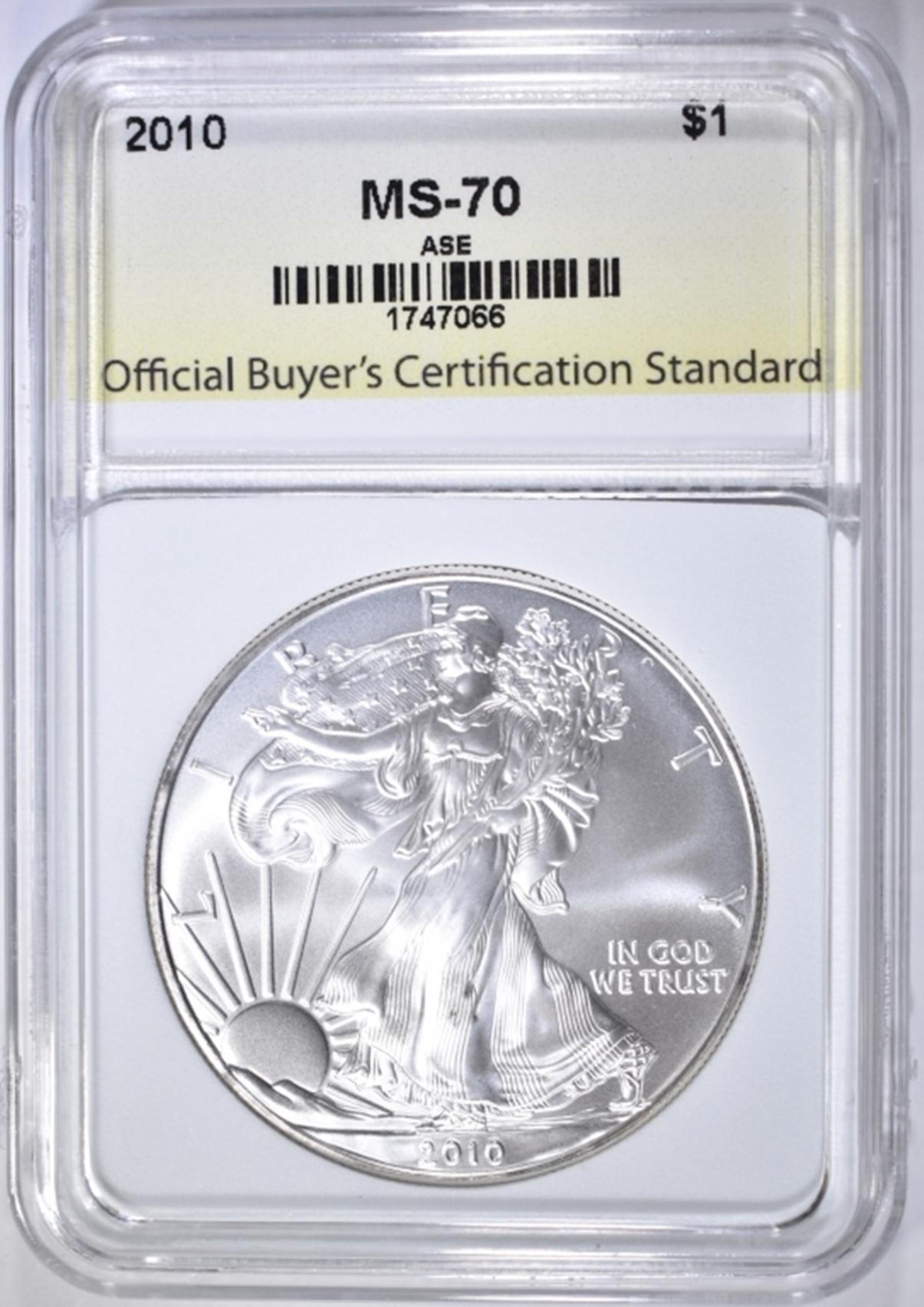 2010 AMERICAN SILVER EAGLE OBCS