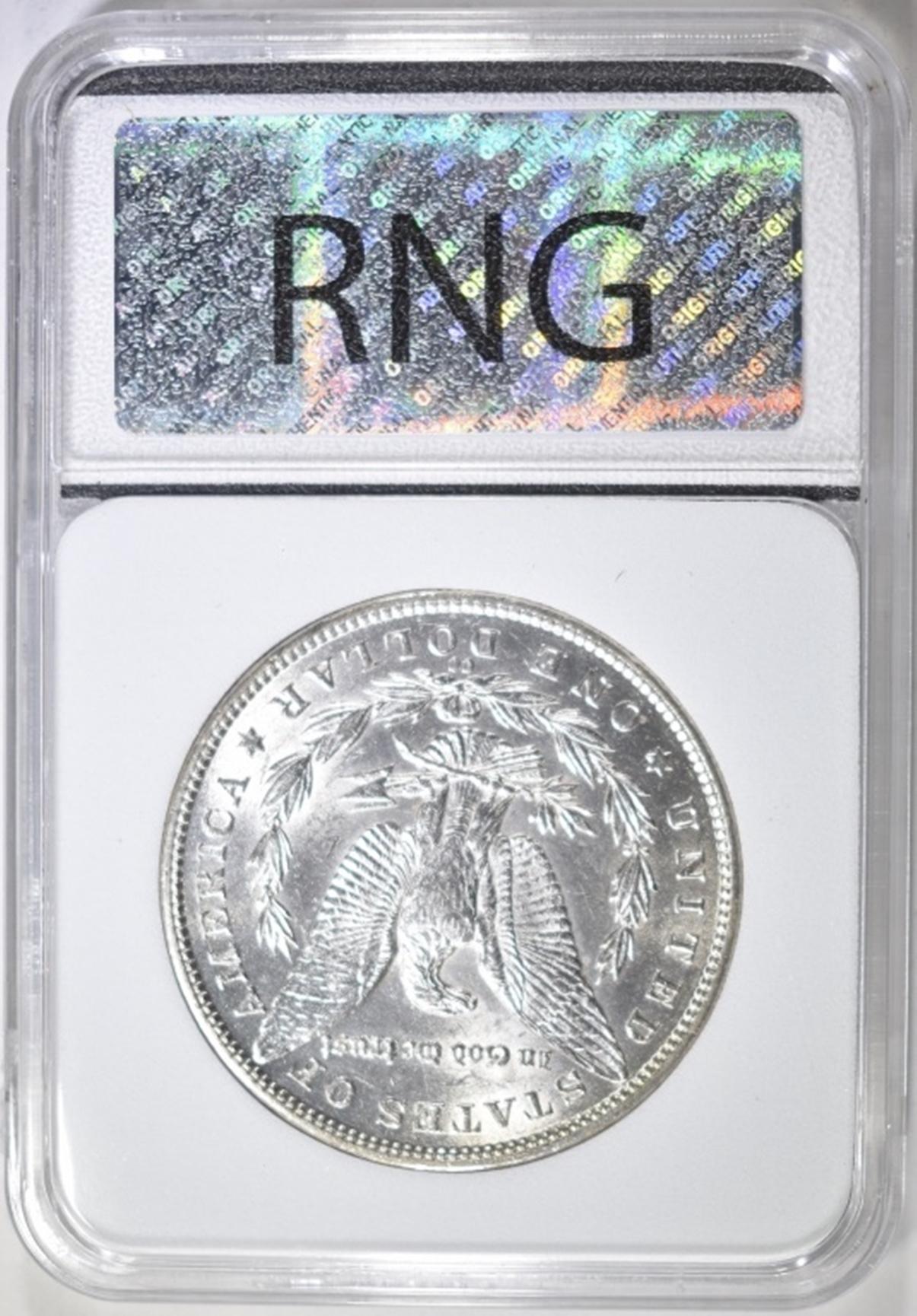 1890-CC MORGAN DOLLAR RNG CH BU