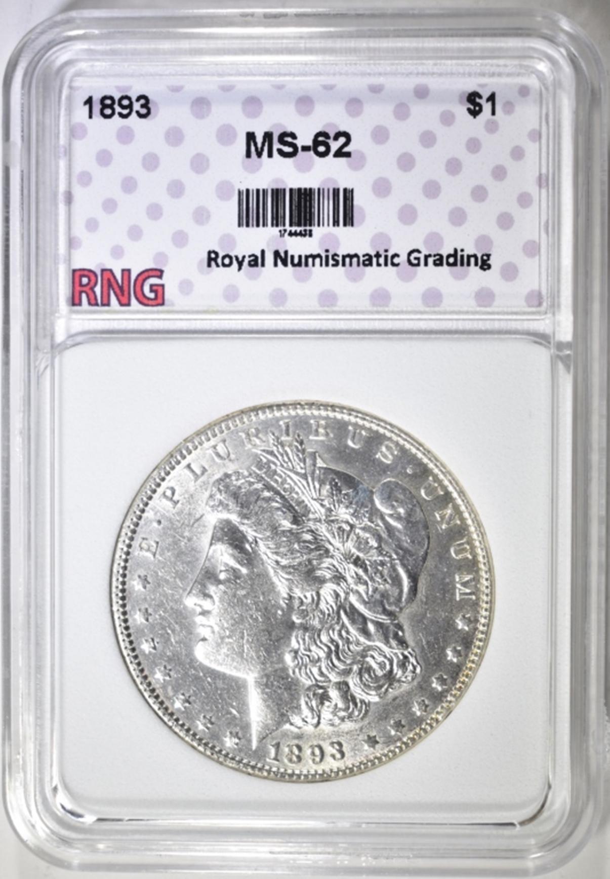 1893 MORGAN DOLLAR RNG BU