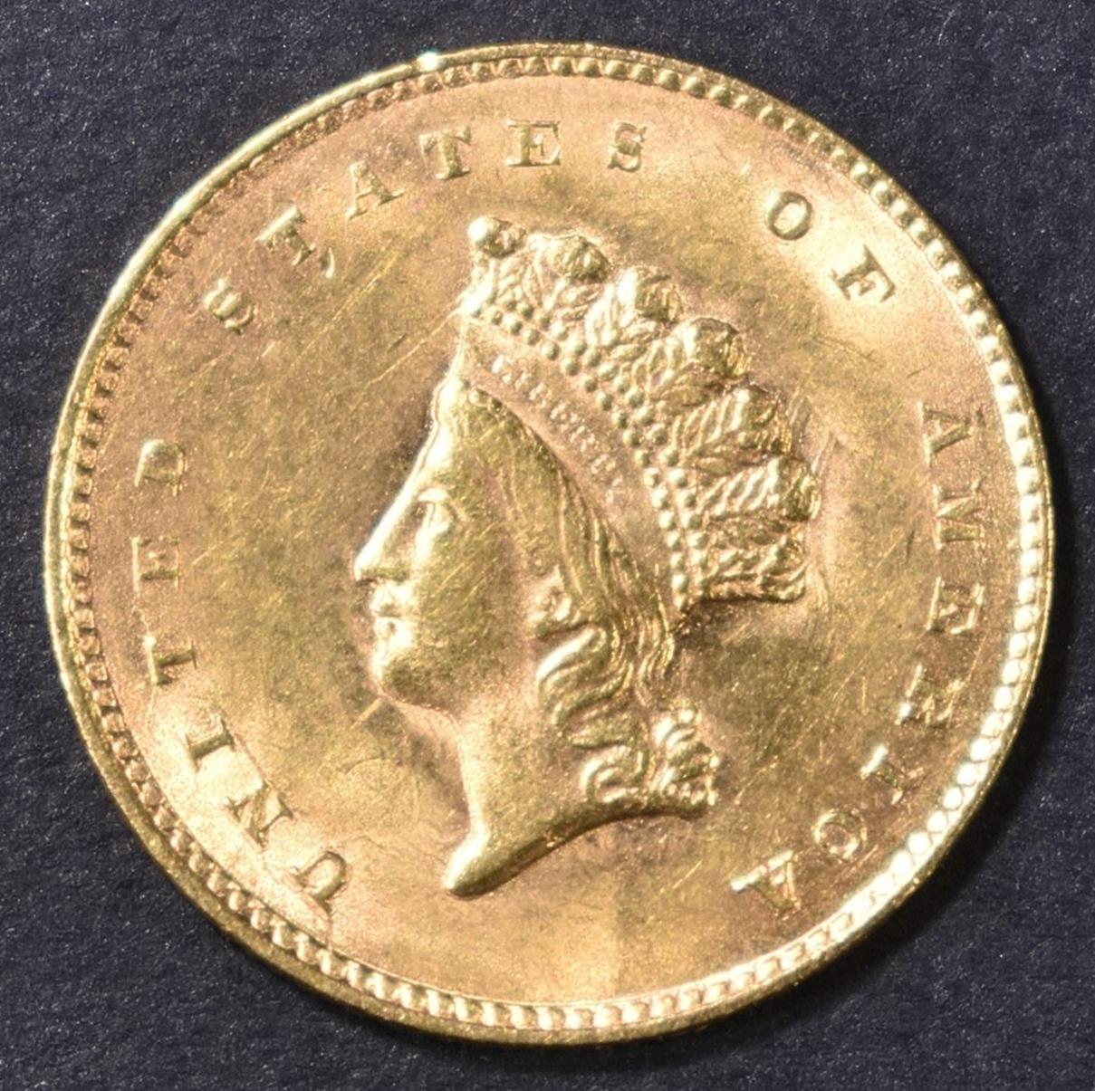 1855 GOLD DOLLAR  BU