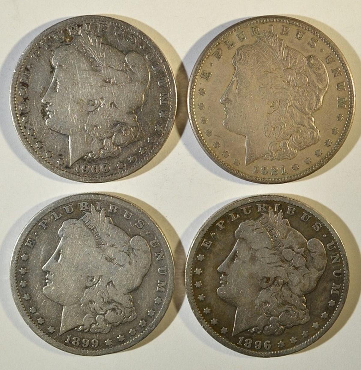 CIRC SILVER DOLLAR LOT: