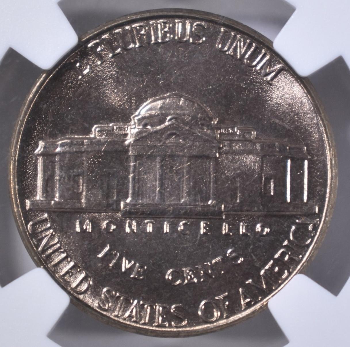 1955 JEFFERSON NICKEL NGC MS-66