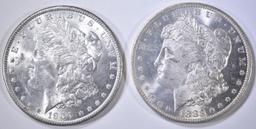 1883-O & 1900 MORGAN DOLLARS CH BU